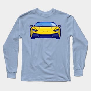 Sport Car Cartoon Long Sleeve T-Shirt